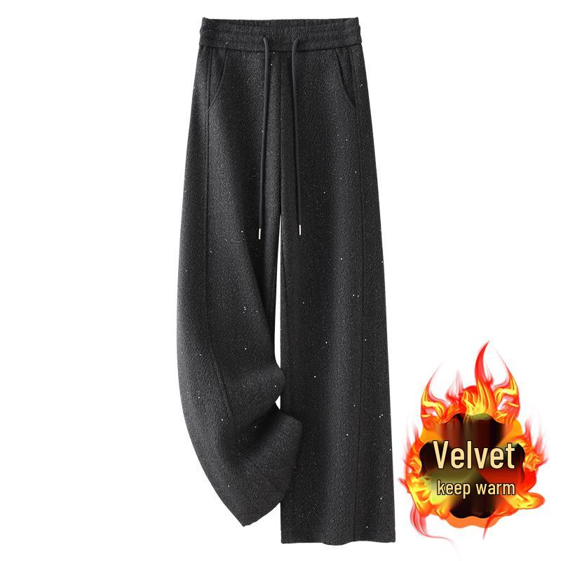 Women s Gray Wide-Leg Wool Pants, 2024 Autumn/Winter Casual, Thickened, Loose, Straight-Leg Design M
Women s Gray Wide-Leg Wool Pants, 2024 Autumn/Winter Casual, Thickened, Loose, Straight-Leg Design M