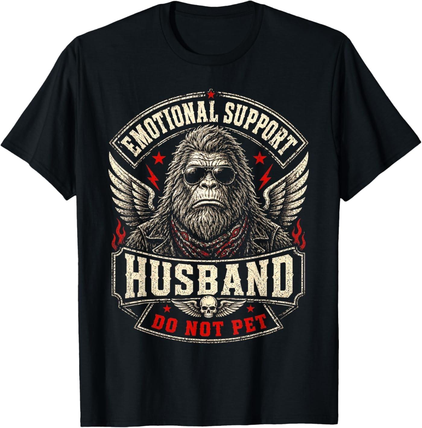 Vintage Emotional Support Husband Do Not Pet Funny Bigfoot T-Shirt 5XL різнокольоровий
Vintage Emotional Support Husband Do Not Pet Funny Bigfoot T-Shirt 5XL різнокольоровий