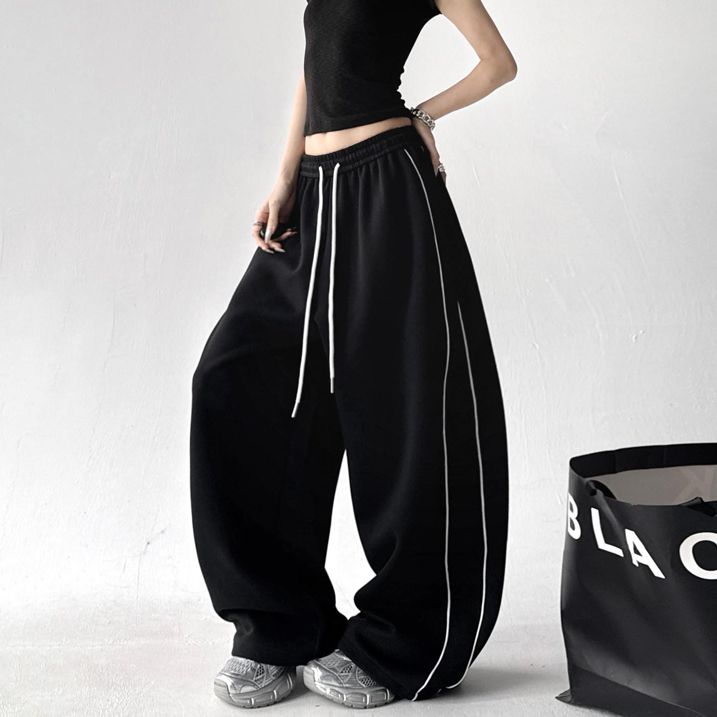 Spring 2026 Korean Pink Wide-Leg Sweatpants for Women - Casual Straight-Leg XXL чорний
Spring 2026 Korean Pink Wide-Leg Sweatpants for Women - Casual Straight-Leg XXL чорний