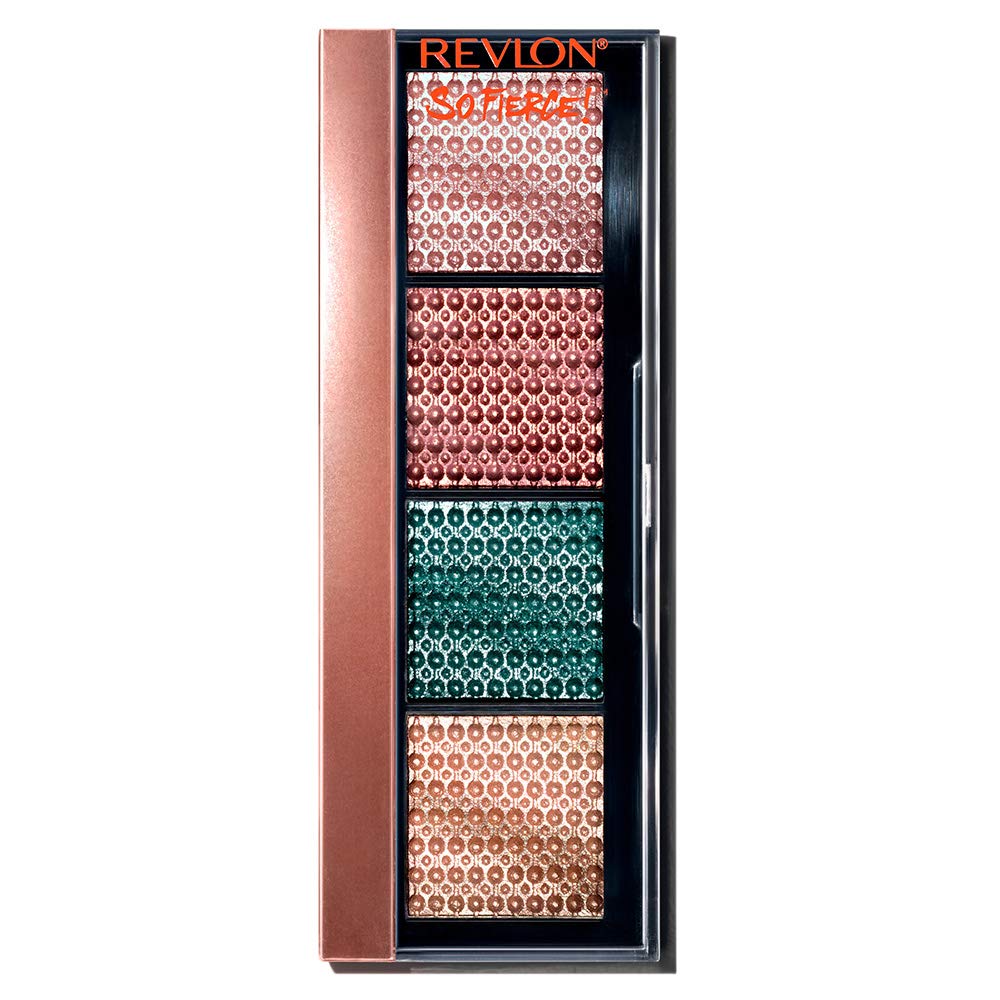 Revlon So Prismatic Palette 963 Slight Flex Brown finish and polarized pearl Eyeshadow 42g Fierce! (Color image: gradation, gray-green highlights)
Revlon So Prismatic Palette 963 Slight Flex Brown finish and polarized pearl Eyeshadow 42g Fierce! (Color image: gradation, gray-green highlights)