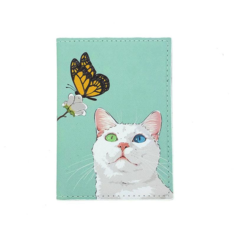 Cute Cat Pattern Passport Holder Overseas Travel Accessories Leather Passport Wallet Women ID Card Credit Card Passport Cover зелёный
Cute Cat Pattern Passport Holder Overseas Travel Accessories Leather Passport Wallet Women ID Card Credit Card Passport Cover зелёный