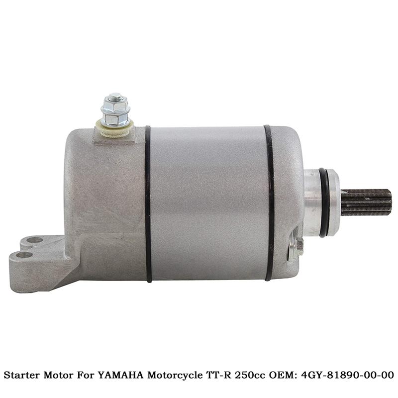 Motorcycle Electrical Starter Motor For YAMAHA TT-R 250 TTR250 YBR250 1993-2009 OEM: 4GY-81800-02-00 4GY-81890-00-00 Engine Part 4GY-81890-00-00
Motorcycle Electrical Starter Motor For YAMAHA TT-R 250 TTR250 YBR250 1993-2009 OEM: 4GY-81800-02-00 4GY-81890-00-00 Engine Part 4GY-81890-00-00