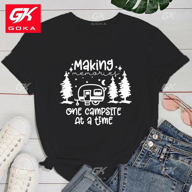 Premium Cotton T Shirt Hot Making One Campsite At A Time T Shirt WomenS Funny Printing Tops Casual Cool Streetwear Fashion Tees 3XL
Premium Cotton T Shirt Hot Making One Campsite At A Time T Shirt WomenS Funny Printing Tops Casual Cool Streetwear Fashion Tees 3XL