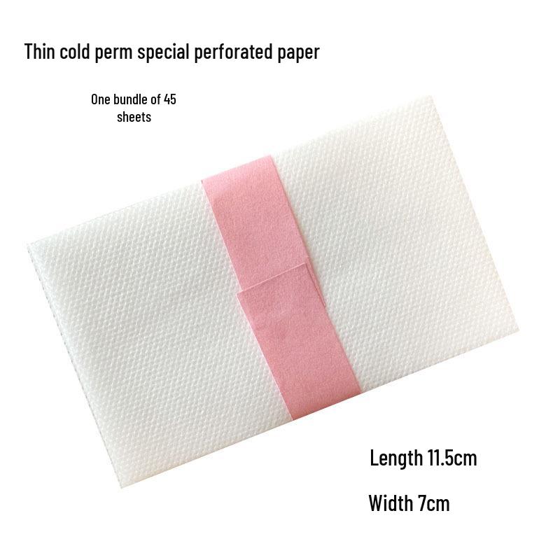 Thin Disposable Perm Paper: Quick Heat Conducting, Easy Penetration, Soak Resistant, Breathable Hair Supplies 45 Sheets
Thin Disposable Perm Paper: Quick Heat Conducting, Easy Penetration, Soak Resistant, Breathable Hair Supplies 45 Sheets