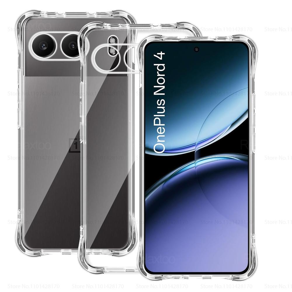 Clear Silicone Shockproof Cover Coque For OnePlus Nord 4 Case Lens Protection Protective Shell One Plus 1+ Nord4 OnePlusNord4 5G For 4Nord 5G прозорий
Clear Silicone Shockproof Cover Coque For OnePlus Nord 4 Case Lens Protection Protective Shell One Plus 1+ Nord4 OnePlusNord4 5G For 4Nord 5G прозорий