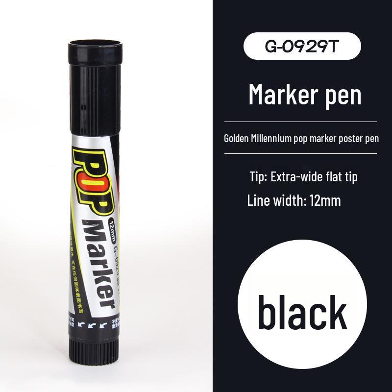 Jin Wannian 12mm Wide Tip Marker Set, 12 Colors for Posters & Advertising No Specification
Jin Wannian 12mm Wide Tip Marker Set, 12 Colors for Posters & Advertising No Specification