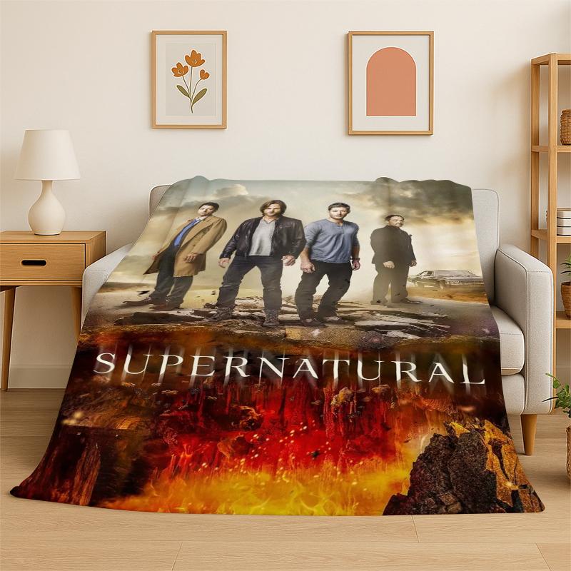 SPN Supernatural Dean Sam TV Flannel Blanket Soft Warm Throw Blanket for Bedroom Living Room Bed Travel Camping Picnic Kid 75x90cm
SPN Supernatural Dean Sam TV Flannel Blanket Soft Warm Throw Blanket for Bedroom Living Room Bed Travel Camping Picnic Kid 75x90cm