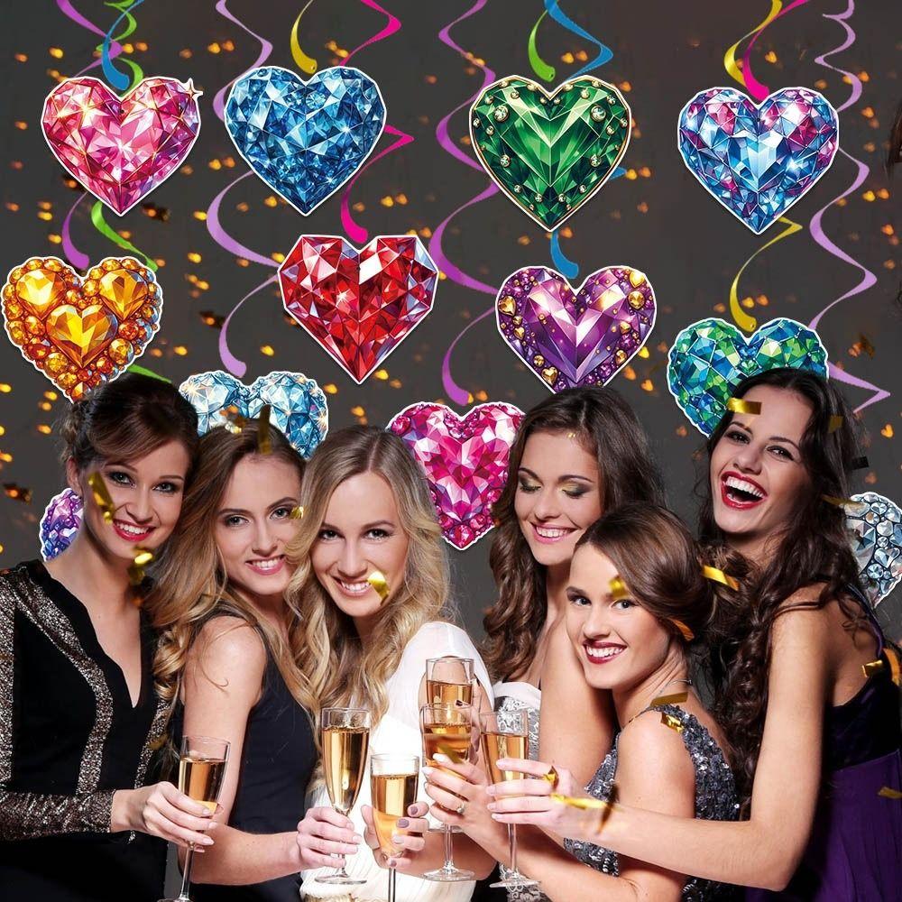 12pcs Glitter Valentine s Day Hearts Swirls Pendant Romantic Hearts Ceiling Decor Party Favor 12pcs
12pcs Glitter Valentine s Day Hearts Swirls Pendant Romantic Hearts Ceiling Decor Party Favor 12pcs