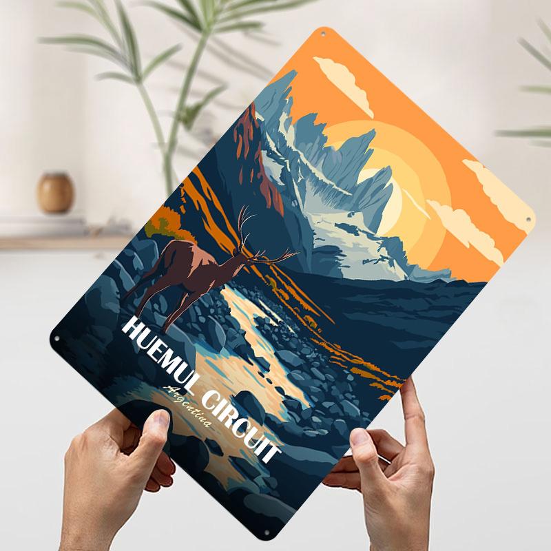 Huemul Circuit Argentina Landscape Tinplate Poster Customized Wall Art Vintage Retro Metal Signs for Man Cave Decoration Home 7.9x11.8In(20x30cm)
Huemul Circuit Argentina Landscape Tinplate Poster Customized Wall Art Vintage Retro Metal Signs for Man Cave Decoration Home 7.9x11.8In(20x30cm)