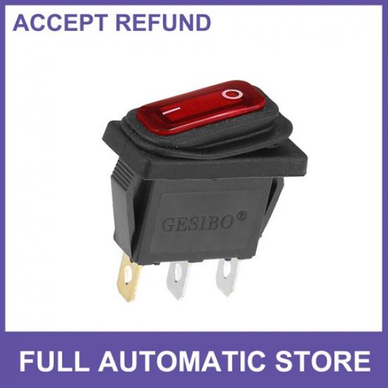 ONE AC 250V20A LED Rocker Switch On-Off 3 P Toggle Switch Universal Red
ONE AC 250V20A LED Rocker Switch On-Off 3 P Toggle Switch Universal Red