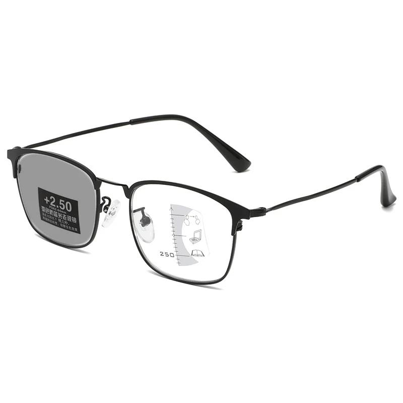 Multifocal Progressive Reading Glasses Dual-Use Anti-Blue Light Photochromic Presbyopia Eyewear for Men Women Diopter To +4.0 1.5 чёрный
Multifocal Progressive Reading Glasses Dual-Use Anti-Blue Light Photochromic Presbyopia Eyewear for Men Women Diopter To +4.0 1.5 чёрный