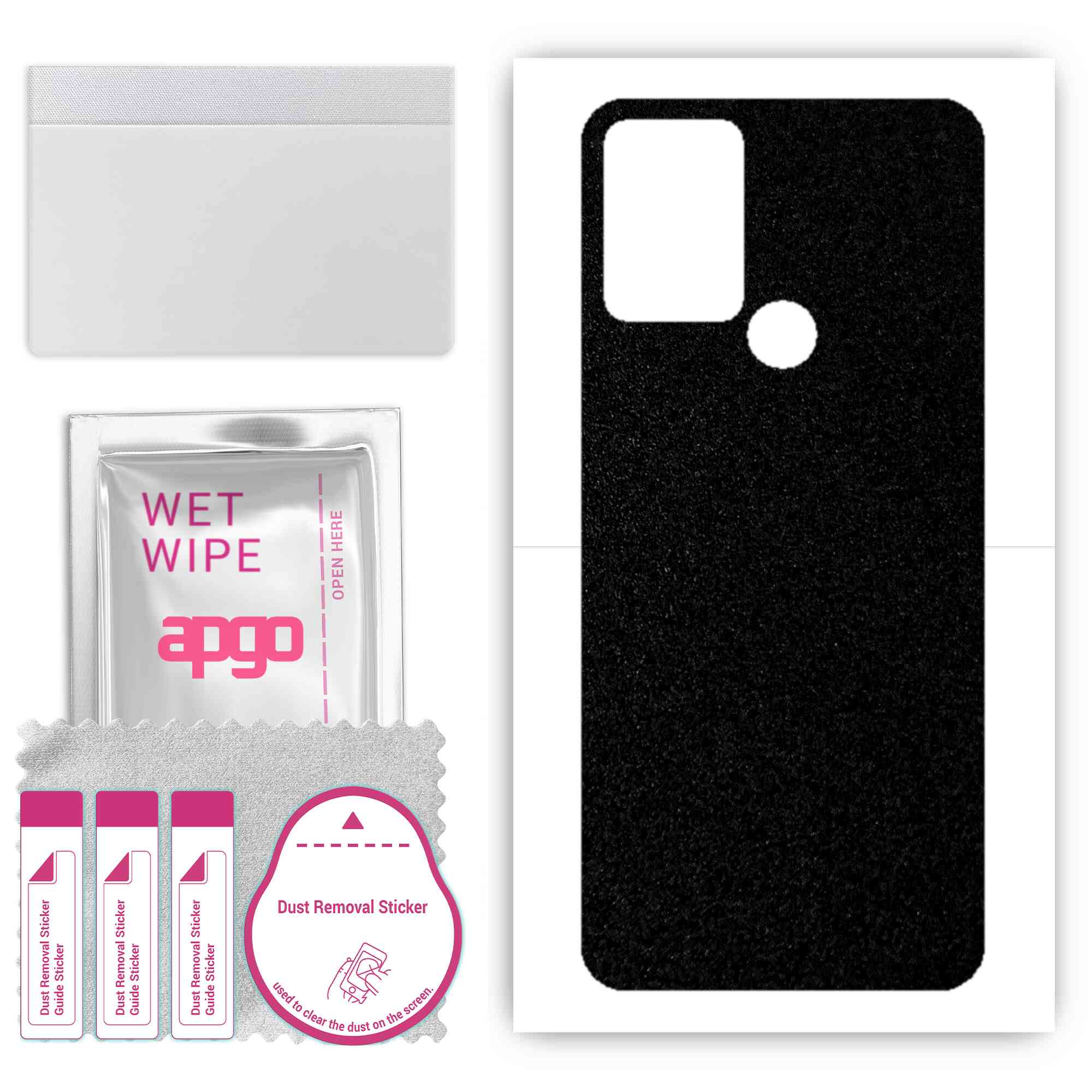 Apgo Protective Skin Sticker для задньої панелі, сумісної з HTC Desire 20 Plus, Wrap Film, Foil, Vinyl - Pattern Matte Black
Apgo Protective Skin Sticker для задньої панелі, сумісної з HTC Desire 20 Plus, Wrap Film, Foil, Vinyl - Pattern Matte Black