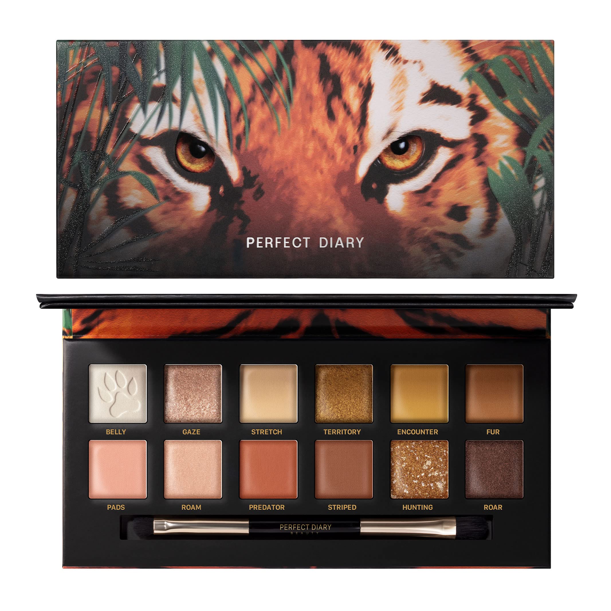 Палитра теней для век Animal Eyeshadow Palette PERFECT DIARY, оранжевый цвет (1.2гx12 цветов) (Тигровый коричневый)
Палитра теней для век Animal Eyeshadow Palette PERFECT DIARY, оранжевый цвет (1.2гx12 цветов) (Тигровый коричневый)