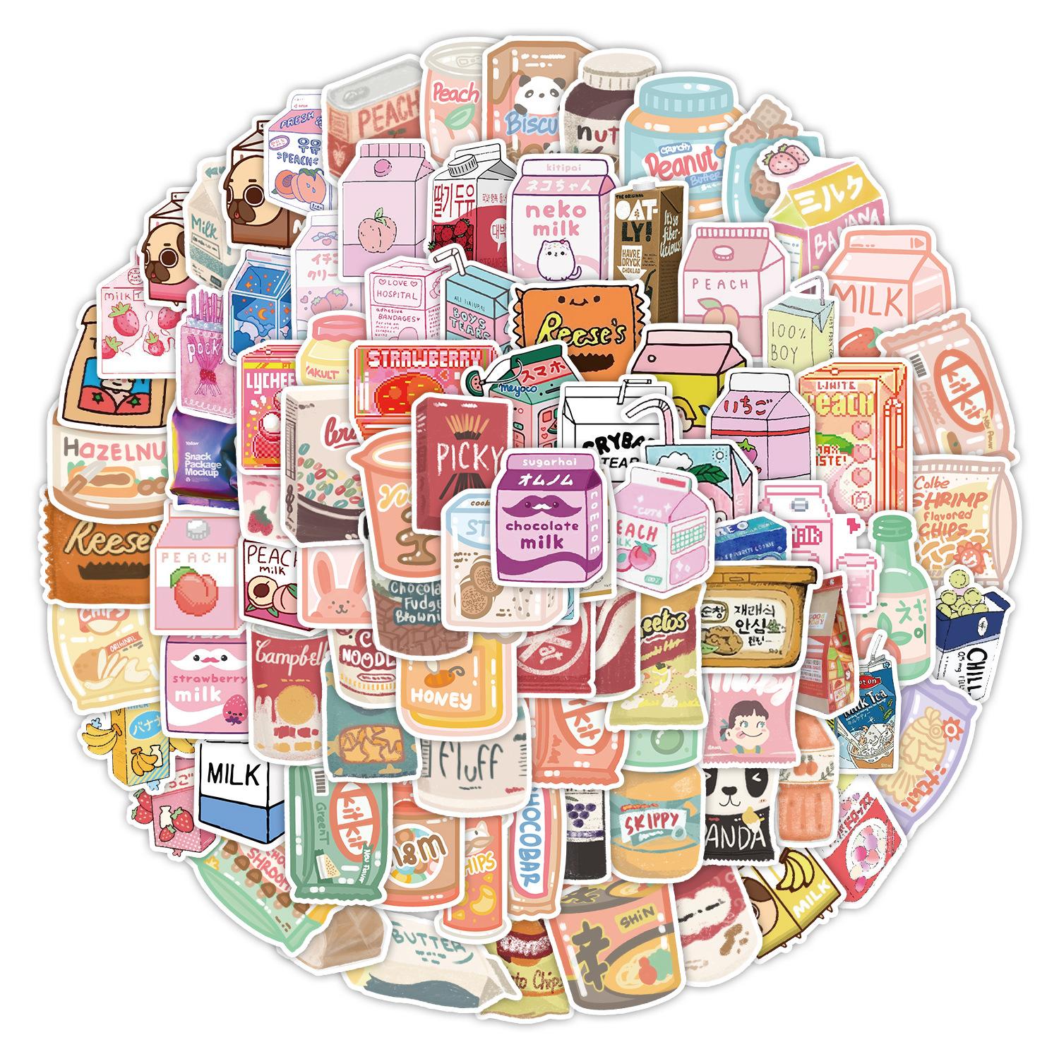 100 Snack Packaging Graffiti Stickers Suitcase Refrigerator Water Cup Decoration Stickers Waterproof Creative Stationery Stickers
100 Snack Packaging Graffiti Stickers Suitcase Refrigerator Water Cup Decoration Stickers Waterproof Creative Stationery Stickers