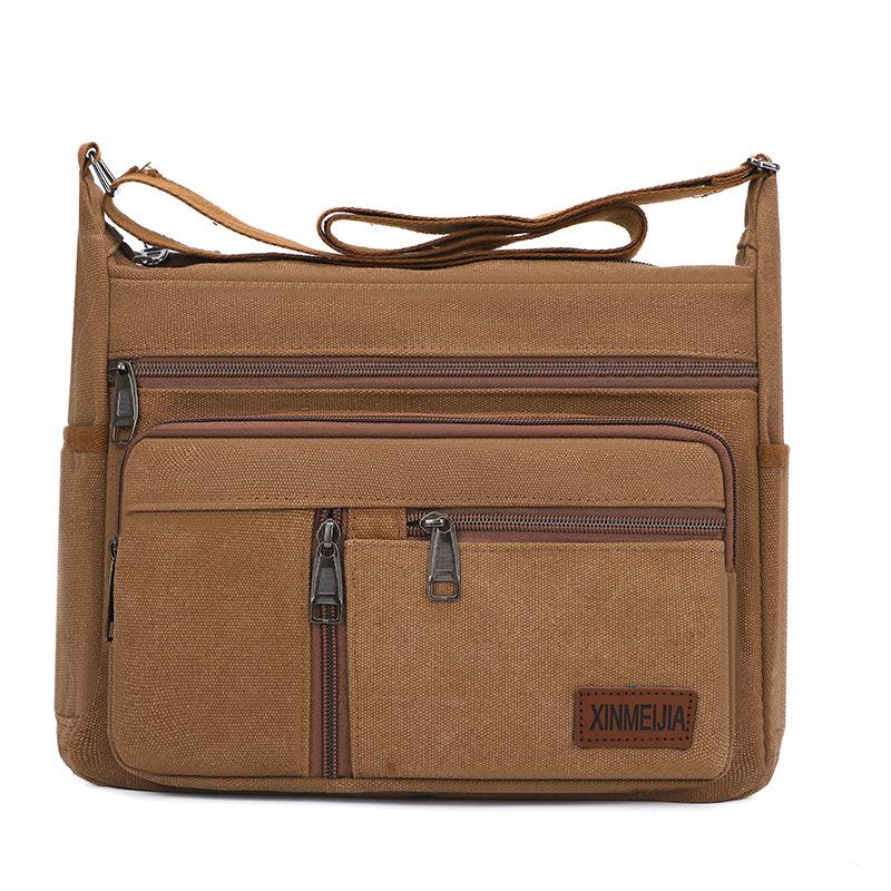 Large Capacity Canvas Bag Multi-Layer Shoulder Bag Business Travel Men s Crossbody Bag коричневый
Large Capacity Canvas Bag Multi-Layer Shoulder Bag Business Travel Men s Crossbody Bag коричневый