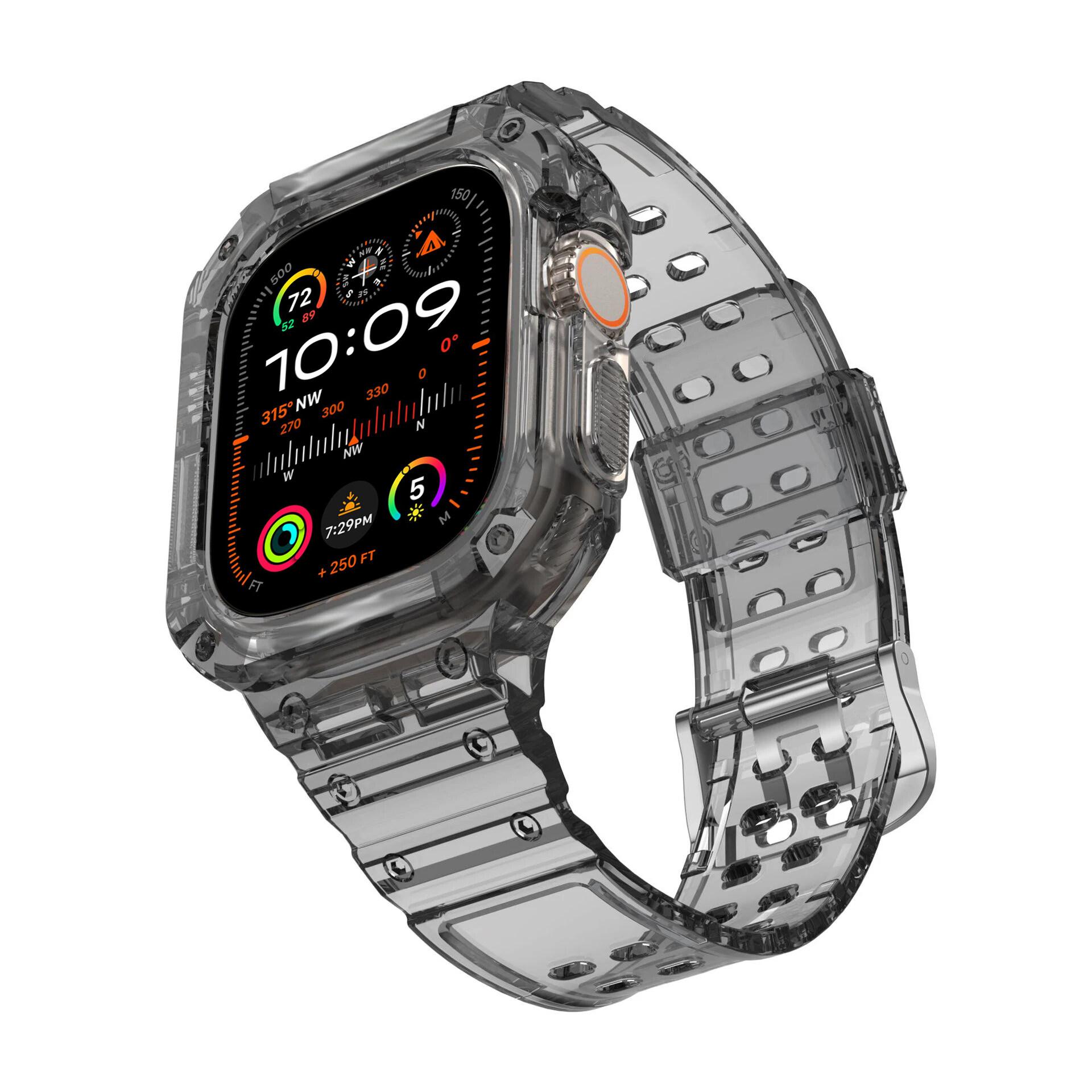 Ремешок для Apple Watch Ultra 2 49 мм 42 мм 44 мм 40 мм Интегрированный ремешок с защитным бампером TPU 45 мм 41 мм для Apple Watch Series 9 8 7 6 5 4 3 2 1 Ultra 2-Ultra 49mm ультрамарин
Ремешок для Apple Watch Ultra 2 49 мм 42 мм 44 мм 40 мм Интегрированный ремешок с защитным бампером TPU 45 мм 41 мм для Apple Watch Series 9 8 7 6 5 4 3 2 1 Ultra 2-Ultra 49mm ультрамарин