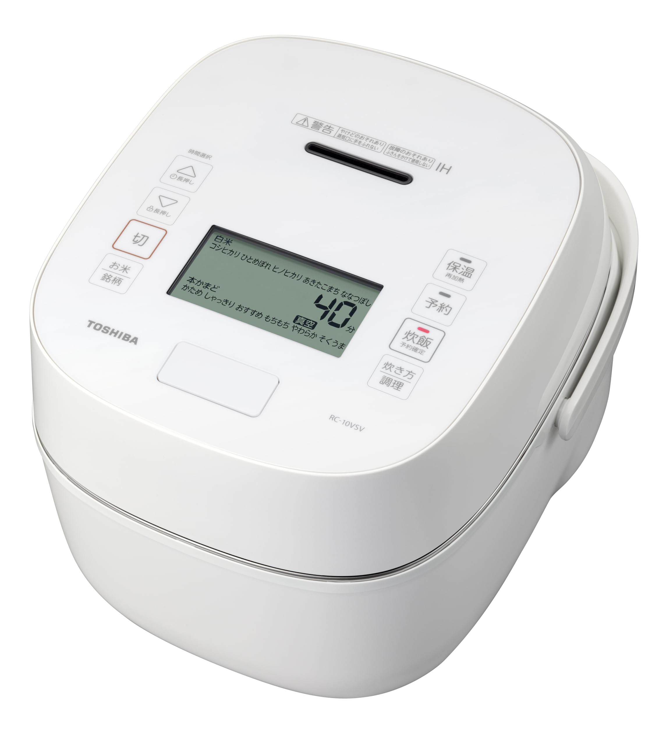 TOSHIBA Rice Cooker Flame Takumi Cups Grand White Vacuum Pressure IH Rice Cooker Made in Japan Warm White Rice 40 Hours 5.5 RC-10VSV(W) білий
TOSHIBA Rice Cooker Flame Takumi Cups Grand White Vacuum Pressure IH Rice Cooker Made in Japan Warm White Rice 40 Hours 5.5 RC-10VSV(W) білий