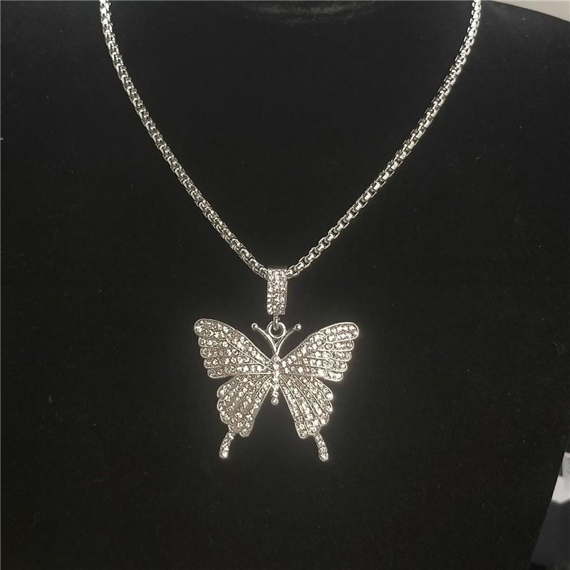 Стильное ожерелье с подвеской в виде бабочки и бриллиантами - цепочка для свитера с микробриллиантами, украшения в стиле хип-хоп для мужчин и женщин
Стильное ожерелье с подвеской в виде бабочки и бриллиантами - цепочка для свитера с микробриллиантами, украшения в стиле хип-хоп для мужчин и женщин
