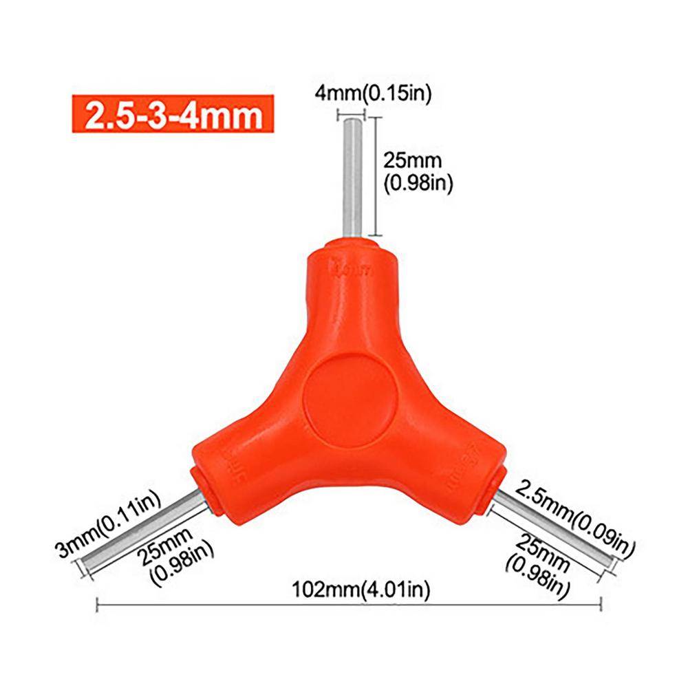 Bicycle 3 Way Hex Keys Wrench 4/5/6mm Y Shape Allen Key Triangle Steel Multifunctional Mountain Road Bike Repair Tool
Bicycle 3 Way Hex Keys Wrench 4/5/6mm Y Shape Allen Key Triangle Steel Multifunctional Mountain Road Bike Repair Tool