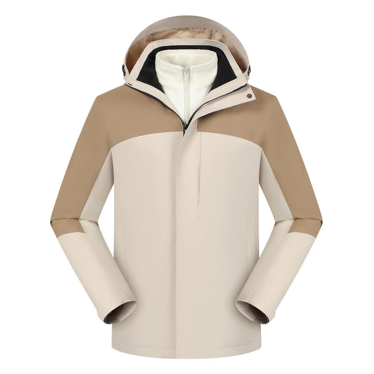 Unisex Waterproof 3-in-1 Jacket with Custom Logo - Warm Team Outerwear for Autumn/Winter XL
Unisex Waterproof 3-in-1 Jacket with Custom Logo - Warm Team Outerwear for Autumn/Winter XL