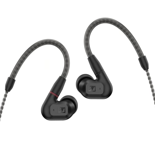 Sennheiser IE 200 Wired Earphones, Black, Dynamic, In-Ear, Audiophile, Gaming, TrueResponse Transducer, Braided Cable, Earhooks
Sennheiser IE 200 Wired Earphones, Black, Dynamic, In-Ear, Audiophile, Gaming, TrueResponse Transducer, Braided Cable, Earhooks