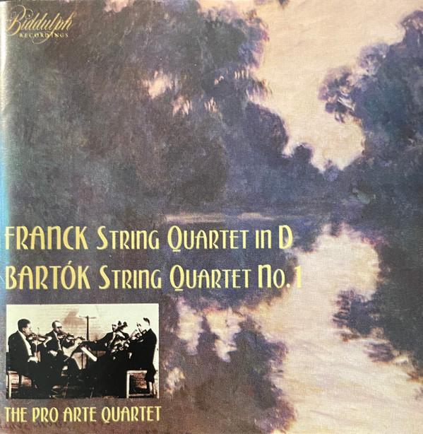 CD PRO ARTE QUARTET - Play Franck & Bartok LAB106 Biddulph Record 1995 UK Classical Used
CD PRO ARTE QUARTET - Play Franck & Bartok LAB106 Biddulph Record 1995 UK Classical Used
