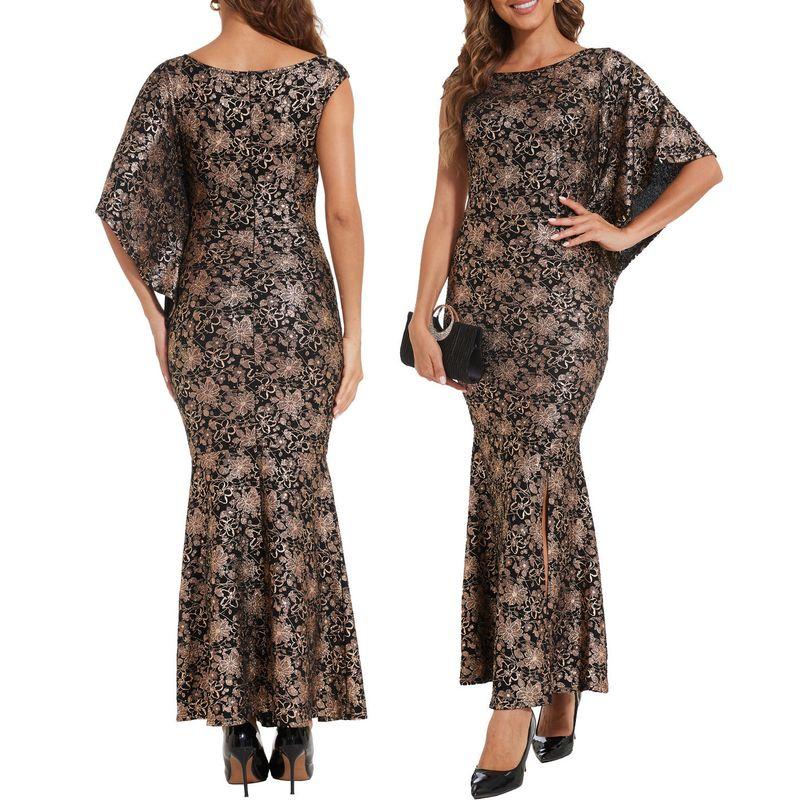 Smr2_1 Foreign Trade Amazon New European and American Style Sexy Fashion Summer Slim Fit One-Shoulder Women s Dress Black gold S
Smr2_1 Foreign Trade Amazon New European and American Style Sexy Fashion Summer Slim Fit One-Shoulder Women s Dress Black gold S