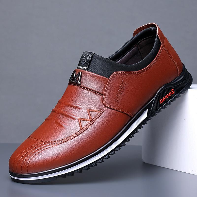 New Men s Casual Leather Shoes Men s Trend Foot Slipping Men s Business Casual Leather Shoes Flat Heel Men s Shoes 44 хакі
New Men s Casual Leather Shoes Men s Trend Foot Slipping Men s Business Casual Leather Shoes Flat Heel Men s Shoes 44 хакі