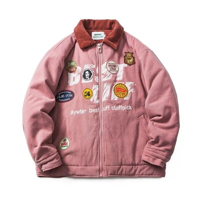 2023 Winter New Corduroy Parka Men s Retro Letter Printed Cargo Coat Couple Street Fashion Hip-hop Thickened Warm Jacket Hombre
2023 Winter New Corduroy Parka Men s Retro Letter Printed Cargo Coat Couple Street Fashion Hip-hop Thickened Warm Jacket Hombre