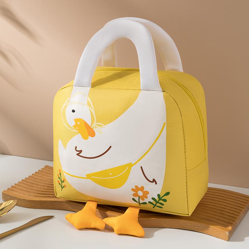 Cartoon Swan Lunch bag Dopamine bento bag Portable Lunch Box large capacity meal handbag Soft Cooler Bag thickened lunch pouch жёлтый
Cartoon Swan Lunch bag Dopamine bento bag Portable Lunch Box large capacity meal handbag Soft Cooler Bag thickened lunch pouch жёлтый