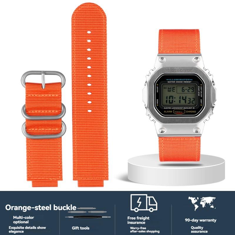 16-мм нейлоновый холщовый ремешок для Casio G-SHOCK GW6900/DW5600/GW-B5600/GM-5600/GA110/GA 2100, сменный ремешок для часов для активного отдыха 16mm Width
16-мм нейлоновый холщовый ремешок для Casio G-SHOCK GW6900/DW5600/GW-B5600/GM-5600/GA110/GA 2100, сменный ремешок для часов для активного отдыха 16mm Width