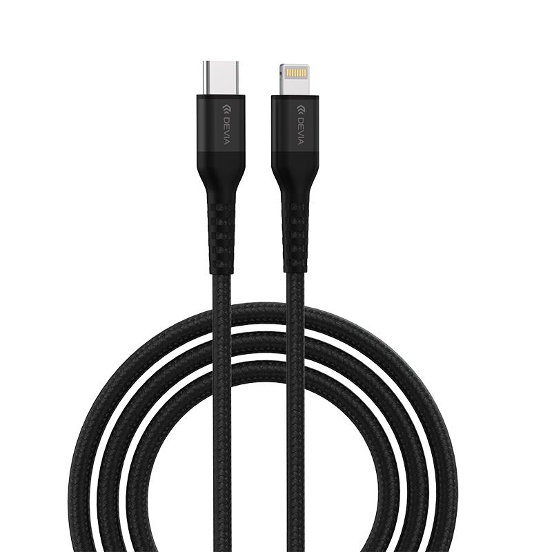 DEVIA Carcious Series 1.5m Type-C to Lightning Cable PD Fast Charging Cord A
DEVIA Carcious Series 1.5m Type-C to Lightning Cable PD Fast Charging Cord A