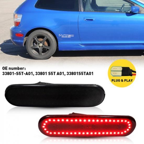 Red Rear LED Fender Marker Fit Side Lights 02 04 03 05 Honda Civic Si EP3 3 Door
Red Rear LED Fender Marker Fit Side Lights 02 04 03 05 Honda Civic Si EP3 3 Door