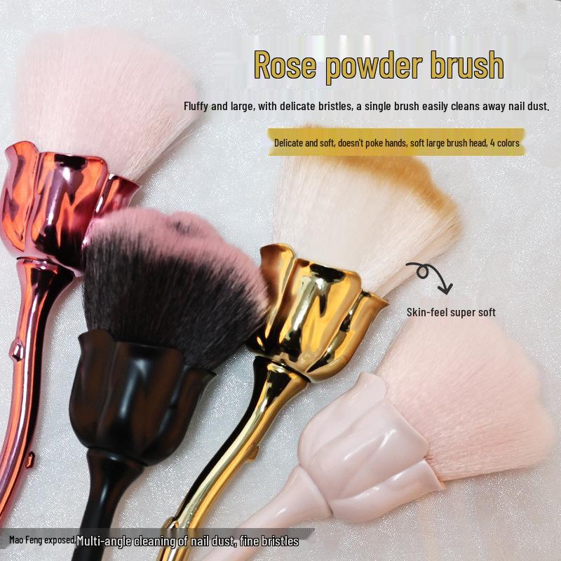 Rose Nail Dust Brush: Soft Bristle Brush for Gel Polish and Loose Powder Rose Dust Brush (1# Gold)
Rose Nail Dust Brush: Soft Bristle Brush for Gel Polish and Loose Powder Rose Dust Brush (1# Gold)