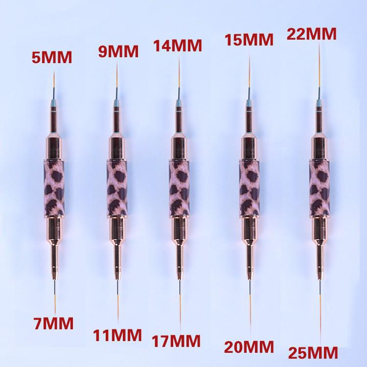 Leopard Print 5-Piece Nail Art Brush Set: Double-Ended Gel Pen for Carving, Ombre, and Gradient Liner.
Leopard Print 5-Piece Nail Art Brush Set: Double-Ended Gel Pen for Carving, Ombre, and Gradient Liner.