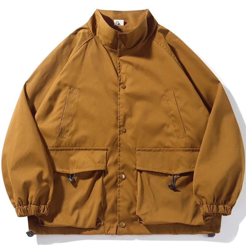 Multiple Pockets Solid Color Men s Cargo Jacket 2022 Spring Fall Color Contrast Retro Thin Bomber Jackets Casual Baseball Coats
Multiple Pockets Solid Color Men s Cargo Jacket 2022 Spring Fall Color Contrast Retro Thin Bomber Jackets Casual Baseball Coats