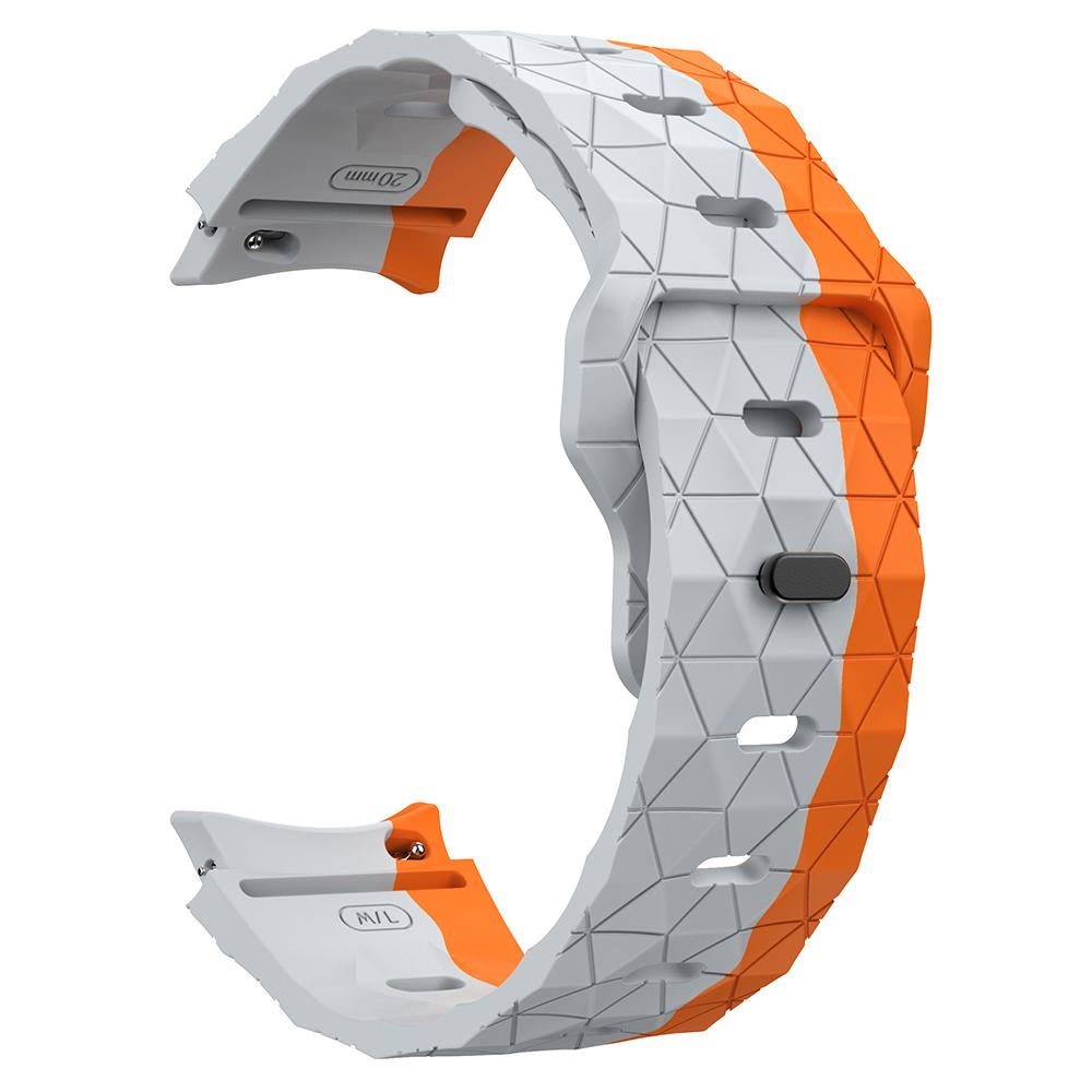 For Samsung Galaxy Watch6/Watch 5/Watch FE 40mm/Watch4 Silicone Strap Dual Color Watch Band Football Pattern Grey+Green
For Samsung Galaxy Watch6/Watch 5/Watch FE 40mm/Watch4 Silicone Strap Dual Color Watch Band Football Pattern Grey+Green