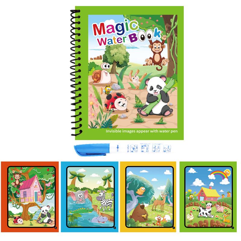 Magic Water Painting Reusable Coloring Book for Kids: Repeated Use Educational Graffiti Art Album
Magic Water Painting Reusable Coloring Book for Kids: Repeated Use Educational Graffiti Art Album