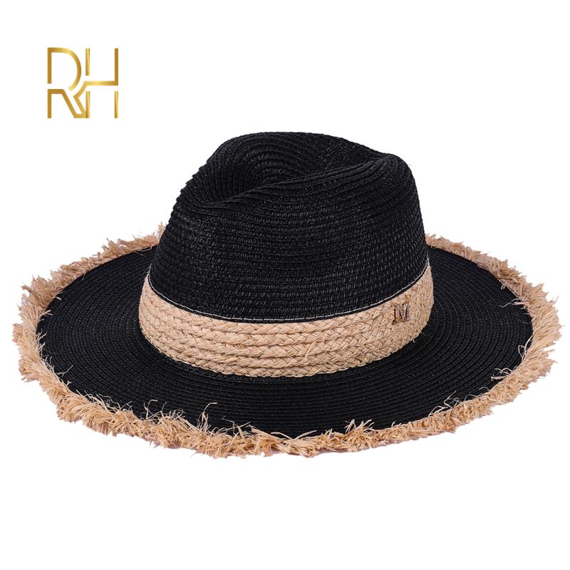 2021 New Summer Beach Straw Panama Sun Hats For Women Fashion Letter M Jazz Straw For Men sale RH 56-58(adult size) чорний
2021 New Summer Beach Straw Panama Sun Hats For Women Fashion Letter M Jazz Straw For Men sale RH 56-58(adult size) чорний