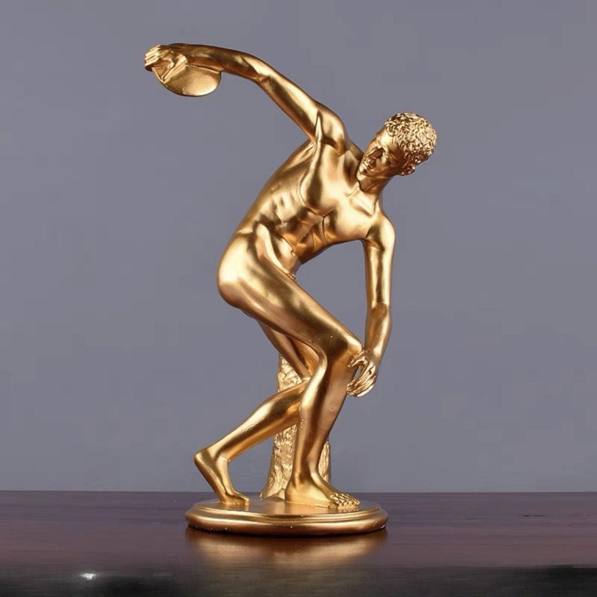 Collectibles Statues Discus Thrower Character Ornament Synthetic Resin Artwork Home Living Room Wine Cabinet Decoration Statue золотий
Collectibles Statues Discus Thrower Character Ornament Synthetic Resin Artwork Home Living Room Wine Cabinet Decoration Statue золотий