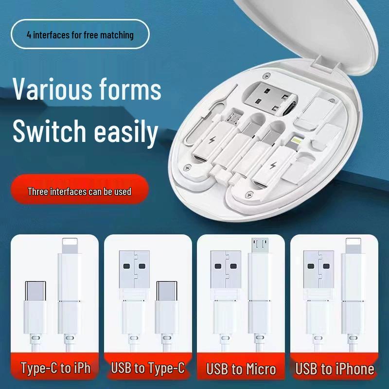 Многофункциональный органайзер для зарядных и дата-кабелей 6-в-1 мощностью 60 Вт для Apple, Type-C, Android Charging-Transmission-Card Storage-Stand
Многофункциональный органайзер для зарядных и дата-кабелей 6-в-1 мощностью 60 Вт для Apple, Type-C, Android Charging-Transmission-Card Storage-Stand