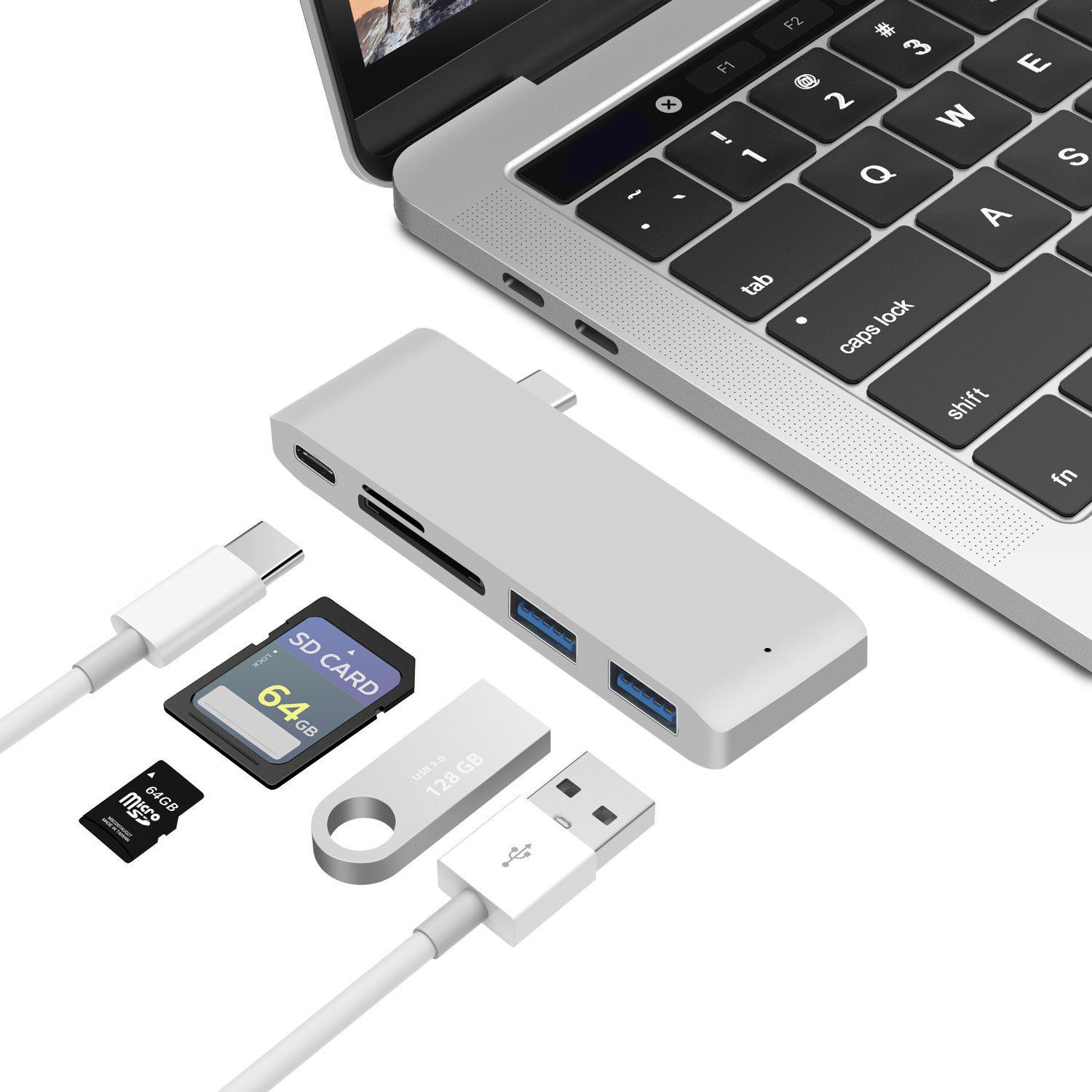 Концентратор USB-C: Док-станція для MacBook з HDMI, сплітером та кардрідером
Концентратор USB-C: Док-станція для MacBook з HDMI, сплітером та кардрідером