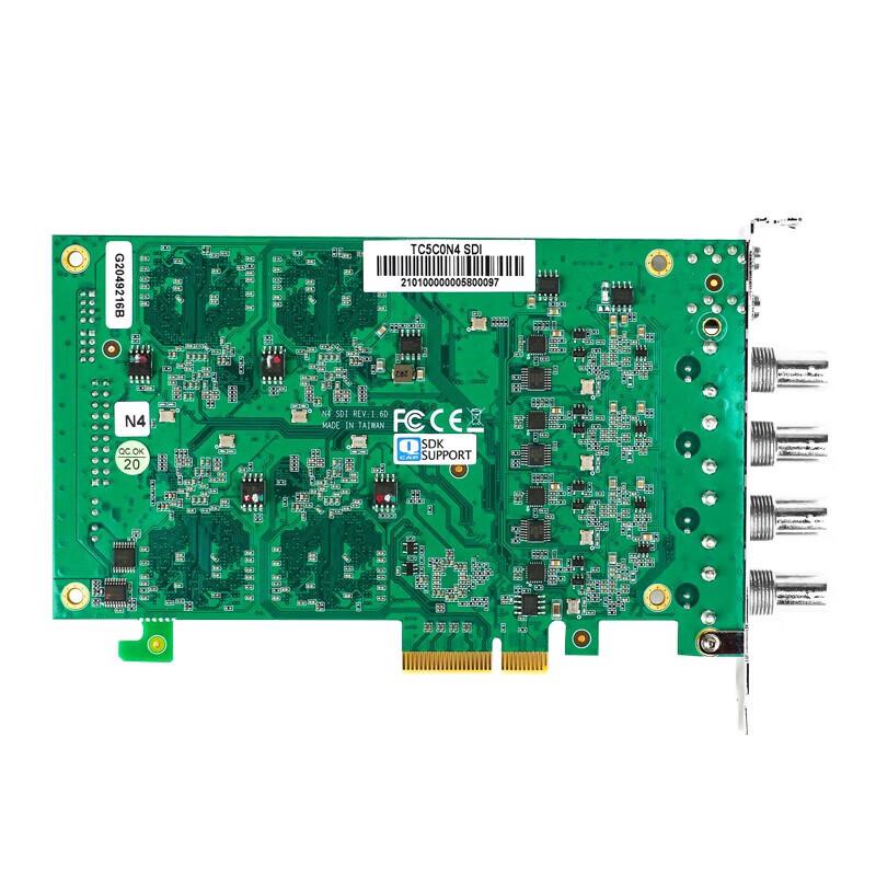 TCHD VideoTC-5C0N4 4-Channel HDMI/SDI PCIe Video Capture Card
TCHD VideoTC-5C0N4 4-Channel HDMI/SDI PCIe Video Capture Card