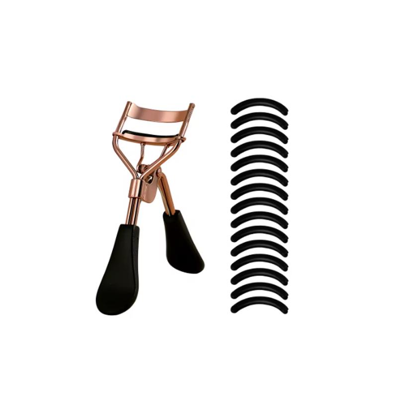 Portable Eyelash Curler with 15 Silicone Pads and Stainless Steel Eyelash Curler, Used for Eyelash Extension and Curling Tools рожевий колір золота
Portable Eyelash Curler with 15 Silicone Pads and Stainless Steel Eyelash Curler, Used for Eyelash Extension and Curling Tools рожевий колір золота