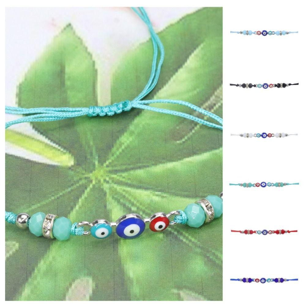 Jewelry Accessories Adjustable Hand Chain Bead Braided Demon Eye Bracelets Vintage Decoration
Jewelry Accessories Adjustable Hand Chain Bead Braided Demon Eye Bracelets Vintage Decoration