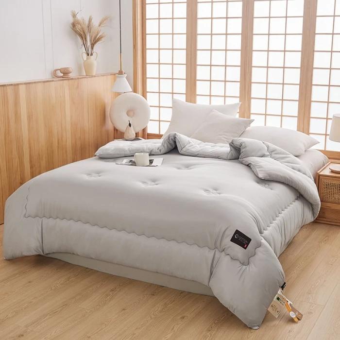 2024 New Upgraded Class A Raw Cotton Soybean Quilt, Student Quilt Core Spring and Autumn Winter Quilt 150x200cm 2kg темно-сірий
2024 New Upgraded Class A Raw Cotton Soybean Quilt, Student Quilt Core Spring and Autumn Winter Quilt 150x200cm 2kg темно-сірий