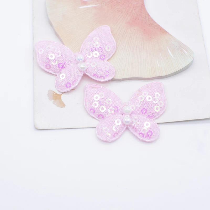 10Pcs 40*32mm Sequins Butterfly for DIY Clothes Hat Sewing Patches Headwear Hair Clips Bow Decor Accessorie рожевий
10Pcs 40*32mm Sequins Butterfly for DIY Clothes Hat Sewing Patches Headwear Hair Clips Bow Decor Accessorie рожевий
