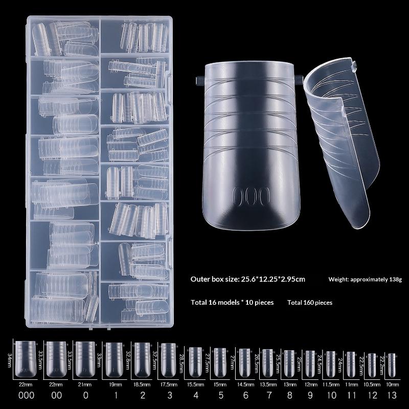 120Pcs Toe Nail Dual Form False Tips Extension Molds Full Cover Building Gel Mold Tips Acrylic Diy Nail Decoration Upper Form onesize
120Pcs Toe Nail Dual Form False Tips Extension Molds Full Cover Building Gel Mold Tips Acrylic Diy Nail Decoration Upper Form onesize