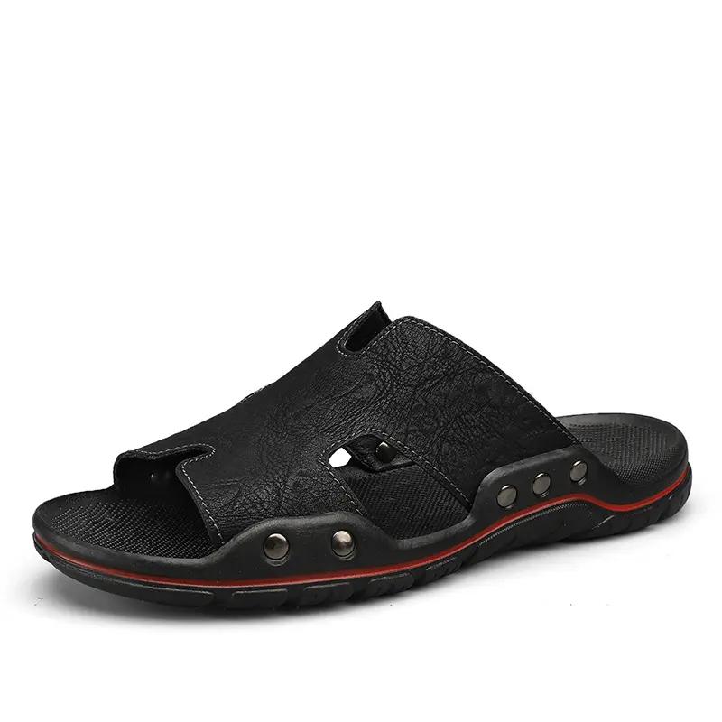 Casual Travel Men s Slippers Fashion Open Toe Solid Color Sandals New Large Size Anti Slip Shoes Sandalias De Verano Hombre 48 чорний
Casual Travel Men s Slippers Fashion Open Toe Solid Color Sandals New Large Size Anti Slip Shoes Sandalias De Verano Hombre 48 чорний