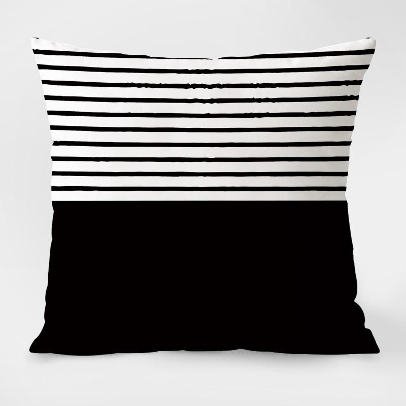 Черно-белая простая геометрическая наволочка для украшения общежития, офиса, гостиной, дивана, домашней наволочки 40x40cm
Черно-белая простая геометрическая наволочка для украшения общежития, офиса, гостиной, дивана, домашней наволочки 40x40cm